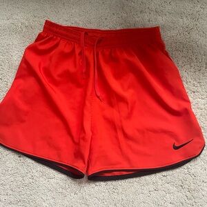 Nike Orange Athletic Shorts